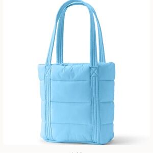 NWOT Lands End Wanderweight Packable ultralight tote (Bermuda  blue)